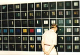 Fensterbilder, 1991, Öl auf Hartf. je 34 x 30 cm