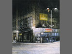 Nachtbild (Chinche Corner), 1998, Öl auf Lw. 34 x 30 cm