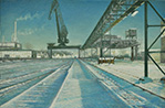 Hafen, 2013, Öl auf Leinwand, 40 x 60 cm