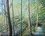 Sternwald 9, 2014, Öl auf Leinwand, 120 x 150 cm