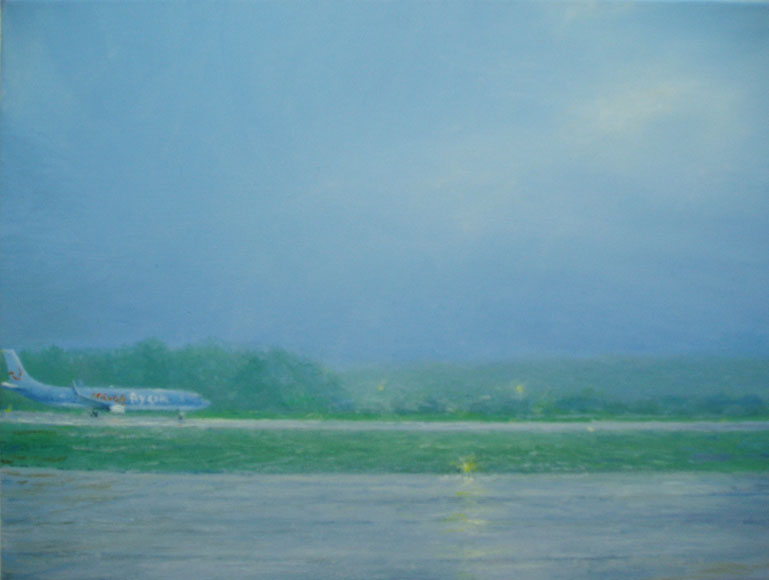 Aeropuerto (STR-1), 2009, Öl auf Lw. 30 x 40 cm