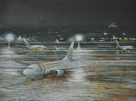Aeropuerto (Москвá-Домодедово 2), 2011, Öl auf Lw. 30 x 40 cm