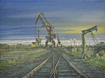 Desvío 2, 2016, Öl auf Leinwand, 30 x 40 cm