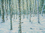 Winterwald, 2014, Öl auf Leinwand, 30 x 40 cm