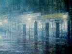 Nachtbild (28-VI-01), 2001, Öl auf Lw. 177 x 196 cm