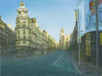 Gran Vía 2 (Madrid), 2006, Öl auf Lw. 30 x 40 cm