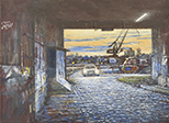Südhafen 2, 2020, Öl auf Leinwand, 30 x 40 cm