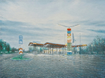 Mahlberg 2, 2008, Öl auf Leinwand, 30 x 40 cm