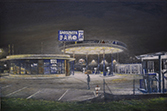 Gasolinera Mortera, 2016, Öl auf Leinwand, 40 x 60 cm