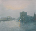 Venedig 2, 2012, Öl auf Hartfaser, 35 x 40 cm